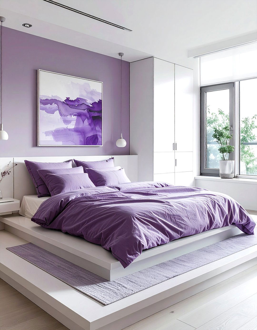 Mauve Minimalist Bedroom - 30 mauve bedroom ideas