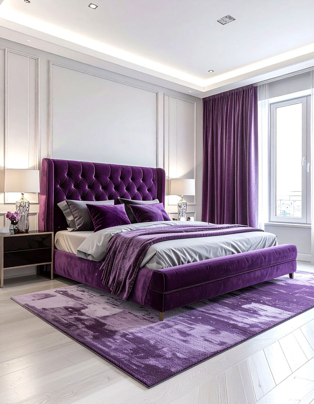 Mauve Velvet Bedroom - 30 mauve bedroom ideas