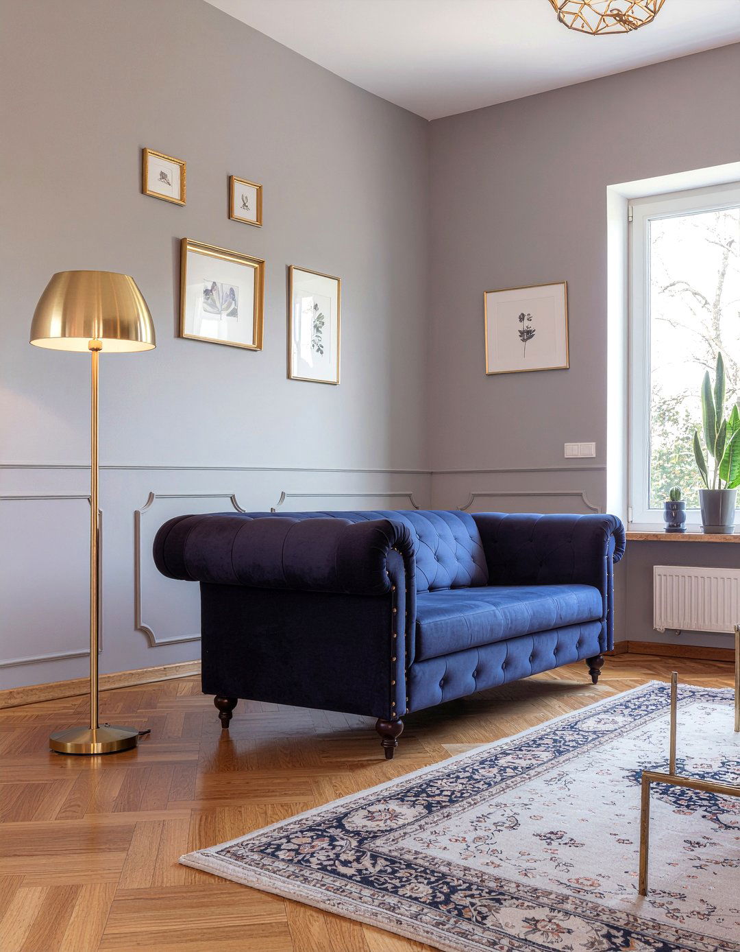 Mauve and brass living room - 30 mauve living room ideas