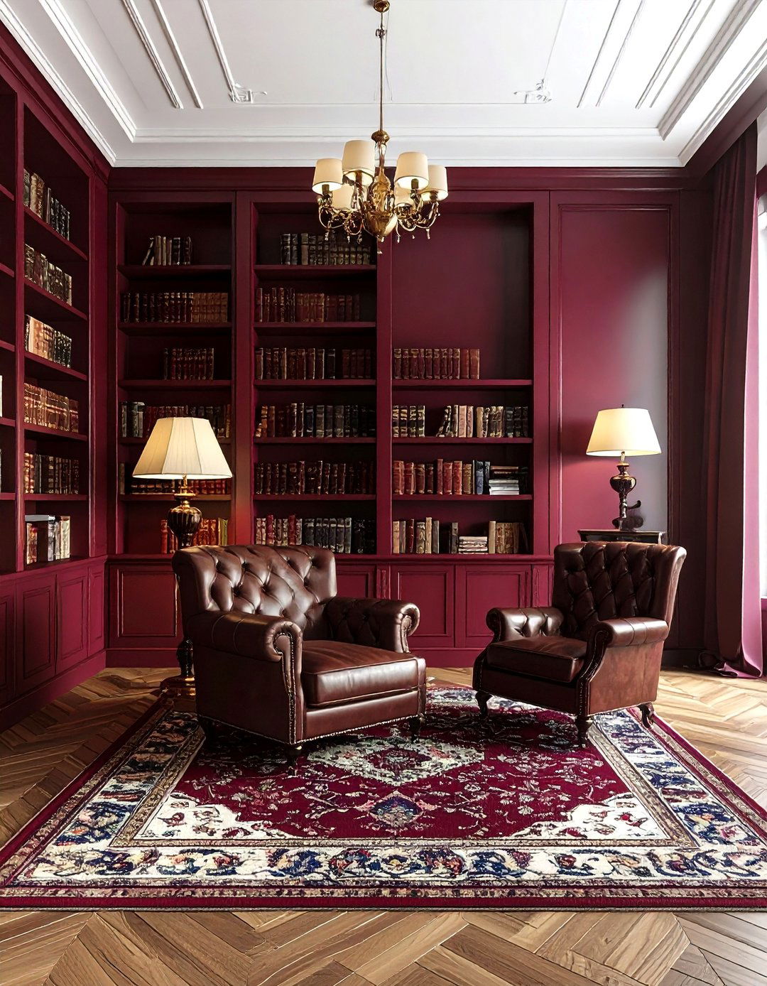 Maximalist Library - 30 uncomplicated decor ideas