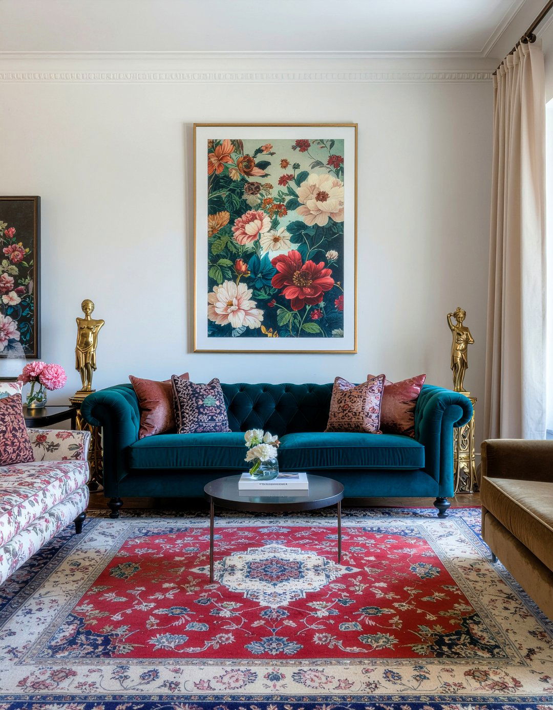 Maximalist Living Room - 30 vintage living room ideas