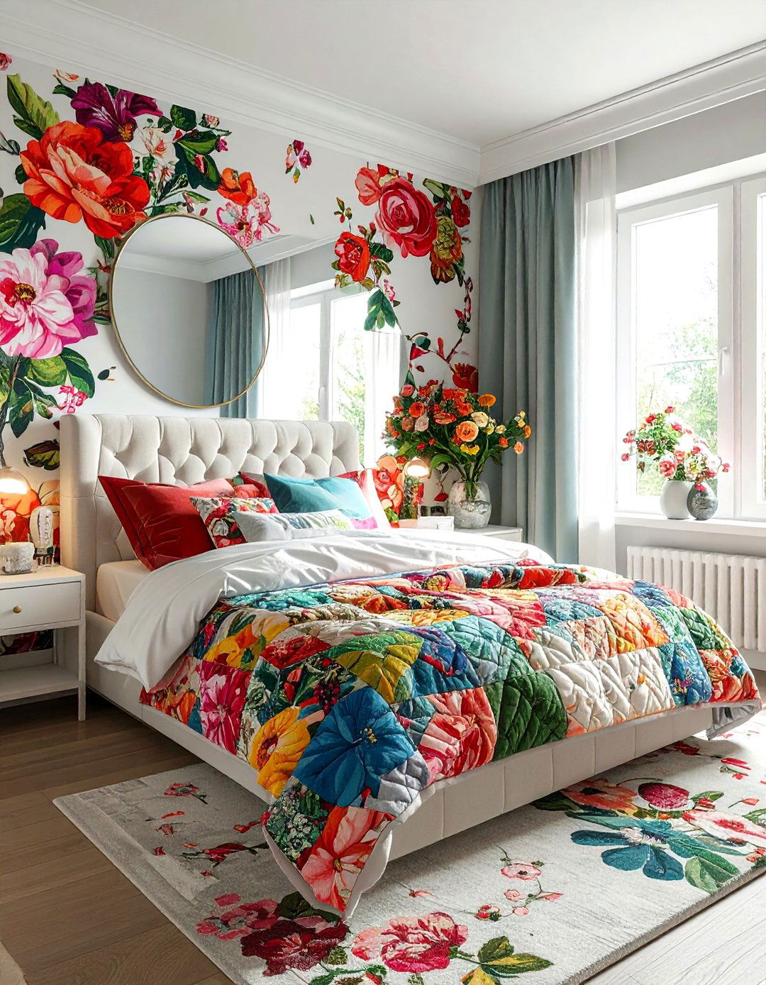 Maximalist Small Space Bedroom - 30 maximalist bedroom ideas