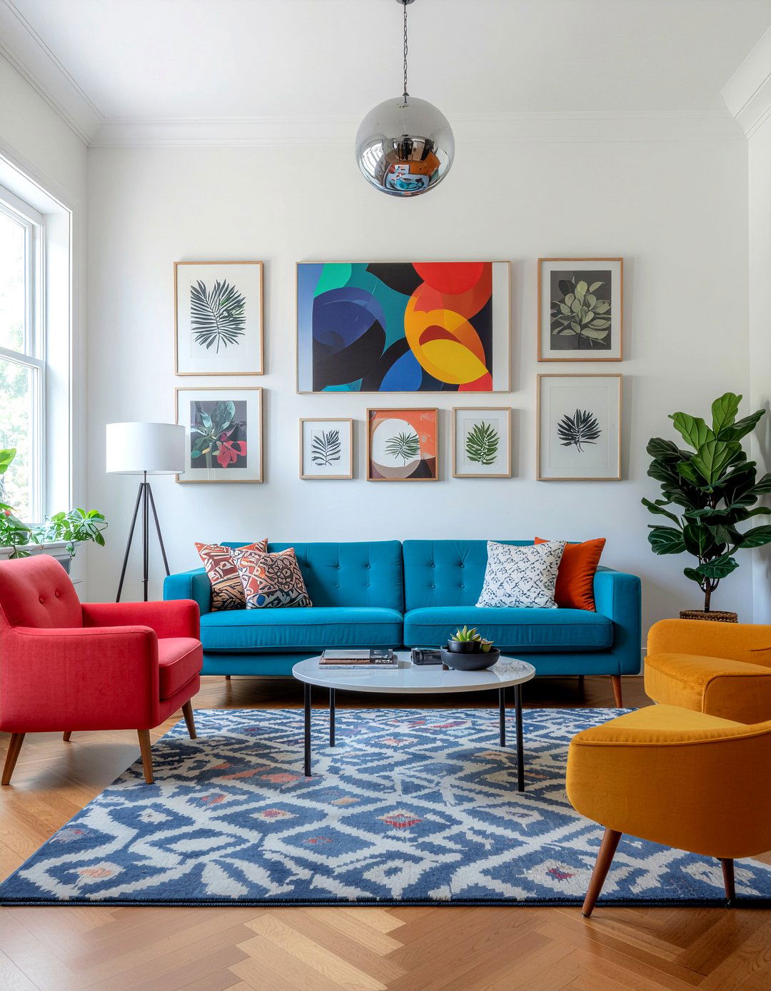 Maximalist colorful living room - 30 colorful living room ideas