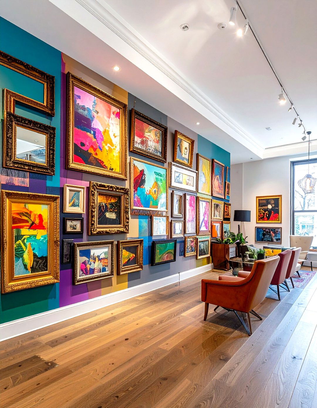 Maximalist gallery wall - 30 current decor ideas