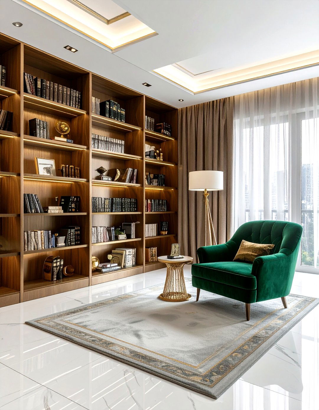 Maximalist library - 30 ideal decor ideas