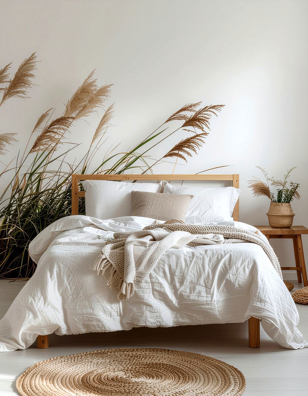 Meadow grass wallpaper - 30 bedroom botanical wallpapers