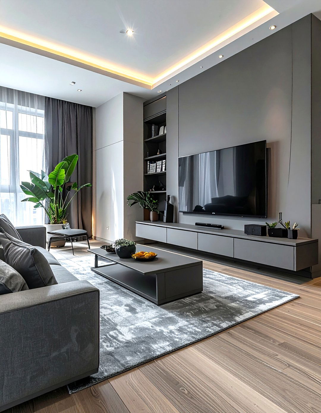 Media console - 30 living room clever storage ideas