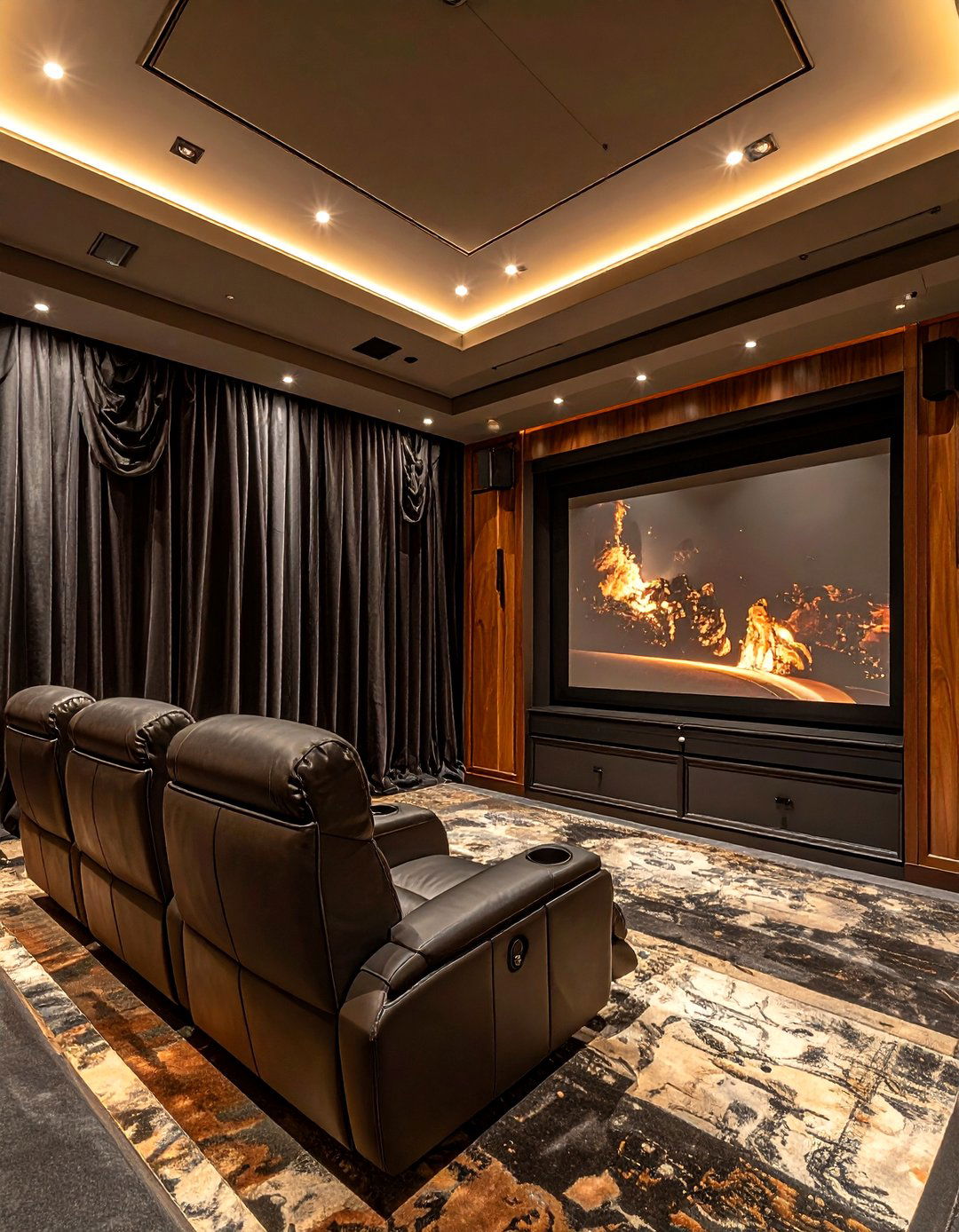 Media room blackout curtains - 30 blackout curtain ideas