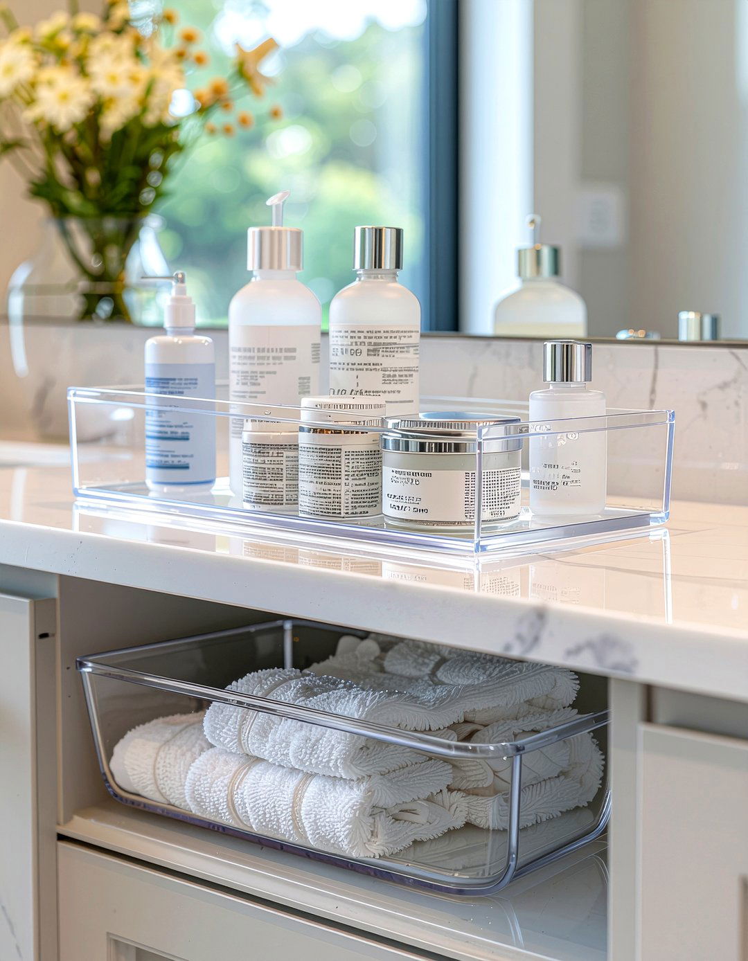 Medicine cabinet organizer - 30 bathroom creative storage ideas