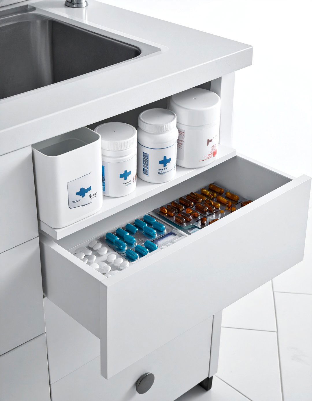 Medicine drawer storage - 30 bathroom drawer organization ideas