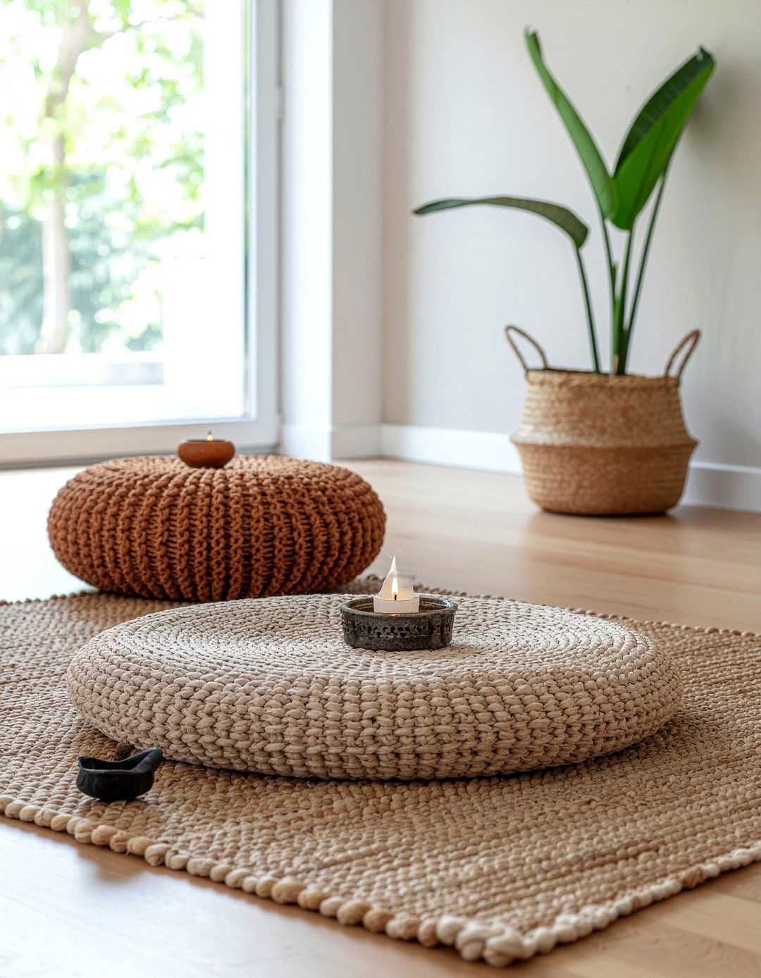 Meditation Cushions - 30 living room floor seating ideas