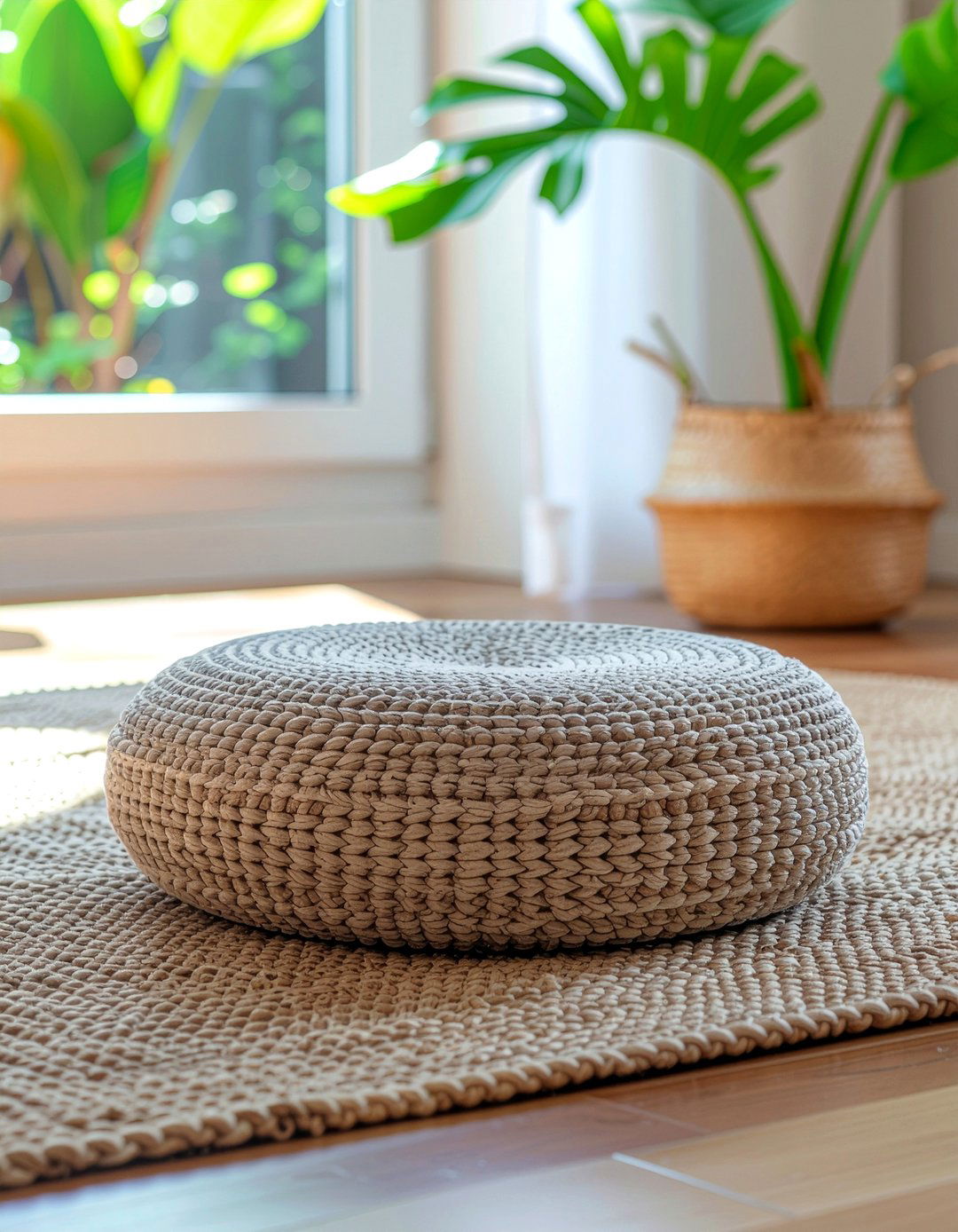 Meditation Seat Pillow - 30 living room floor cushion ideas