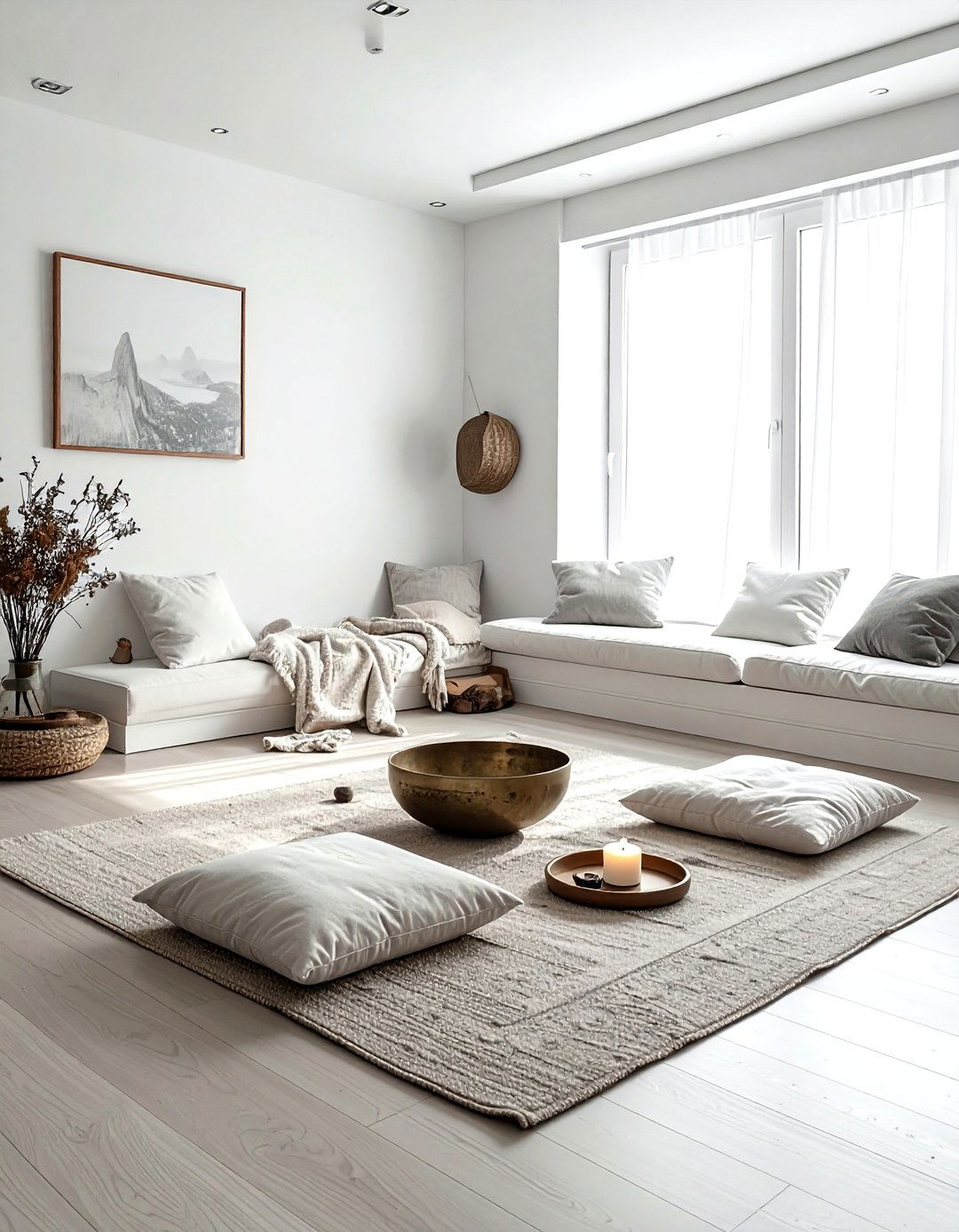 Meditative Corner Living Room - 30 zen living room ideas