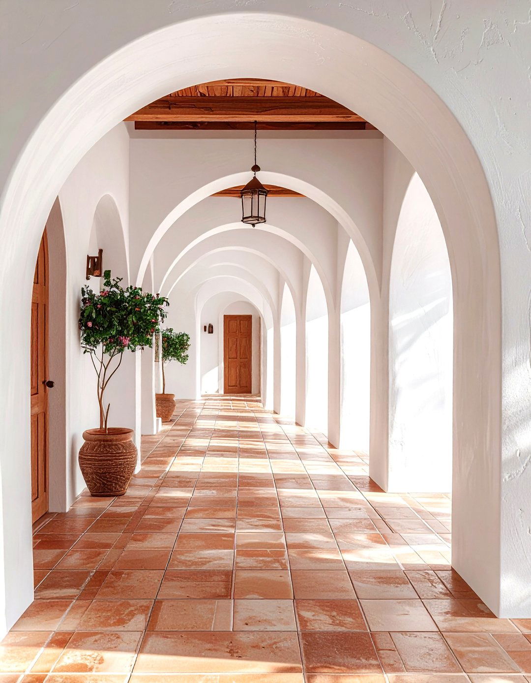 Mediterranean Arched Hall - 30 grand entryway ideas