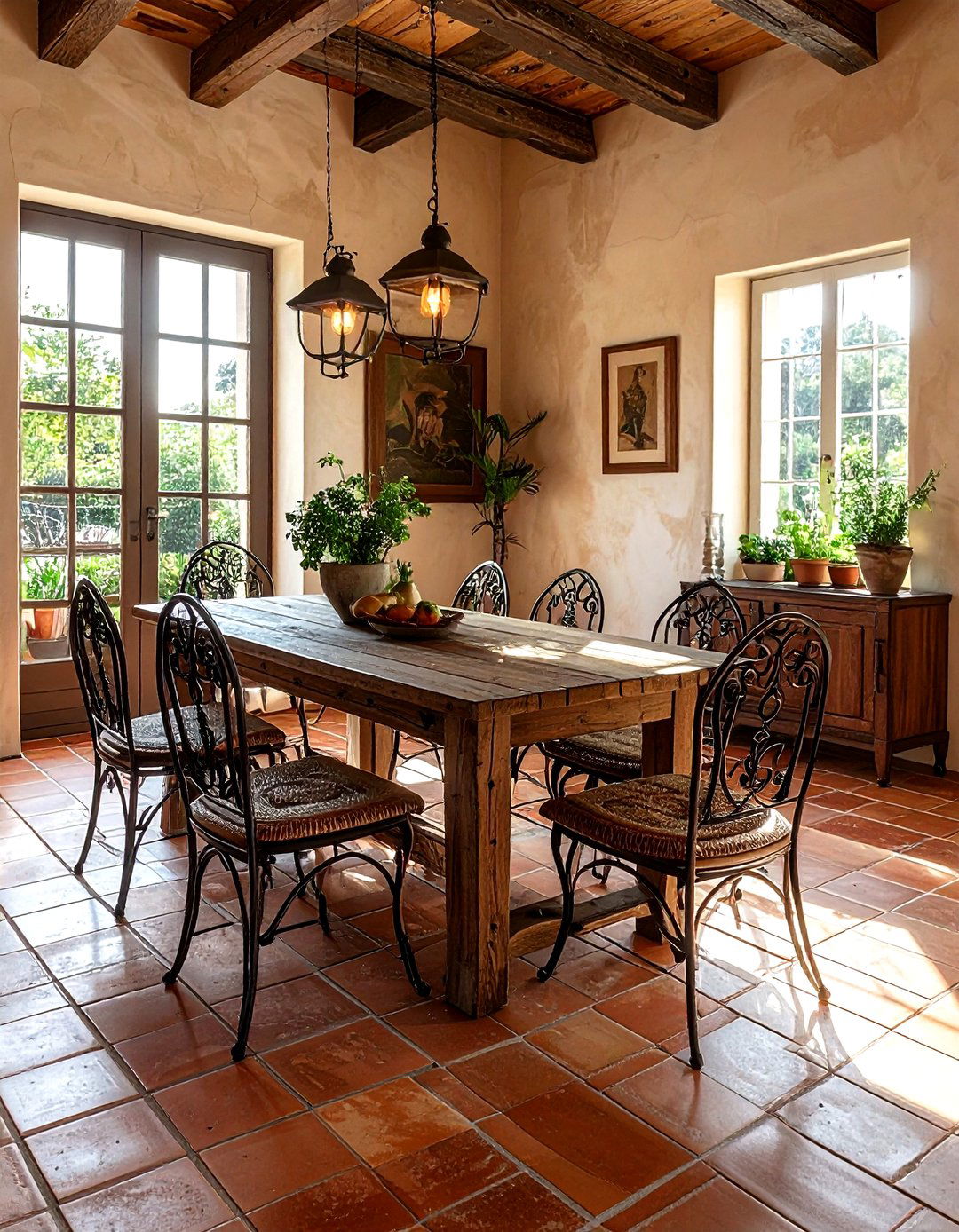 Mediterranean Dining Room - 30 dining room renovation ideas