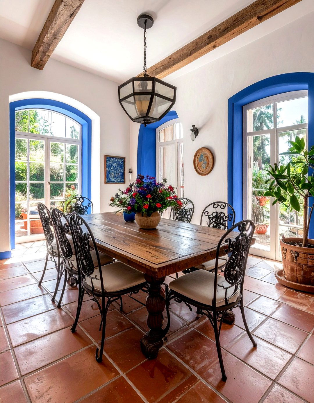 Mediterranean Dining Room - 30 seaside dining room ideas