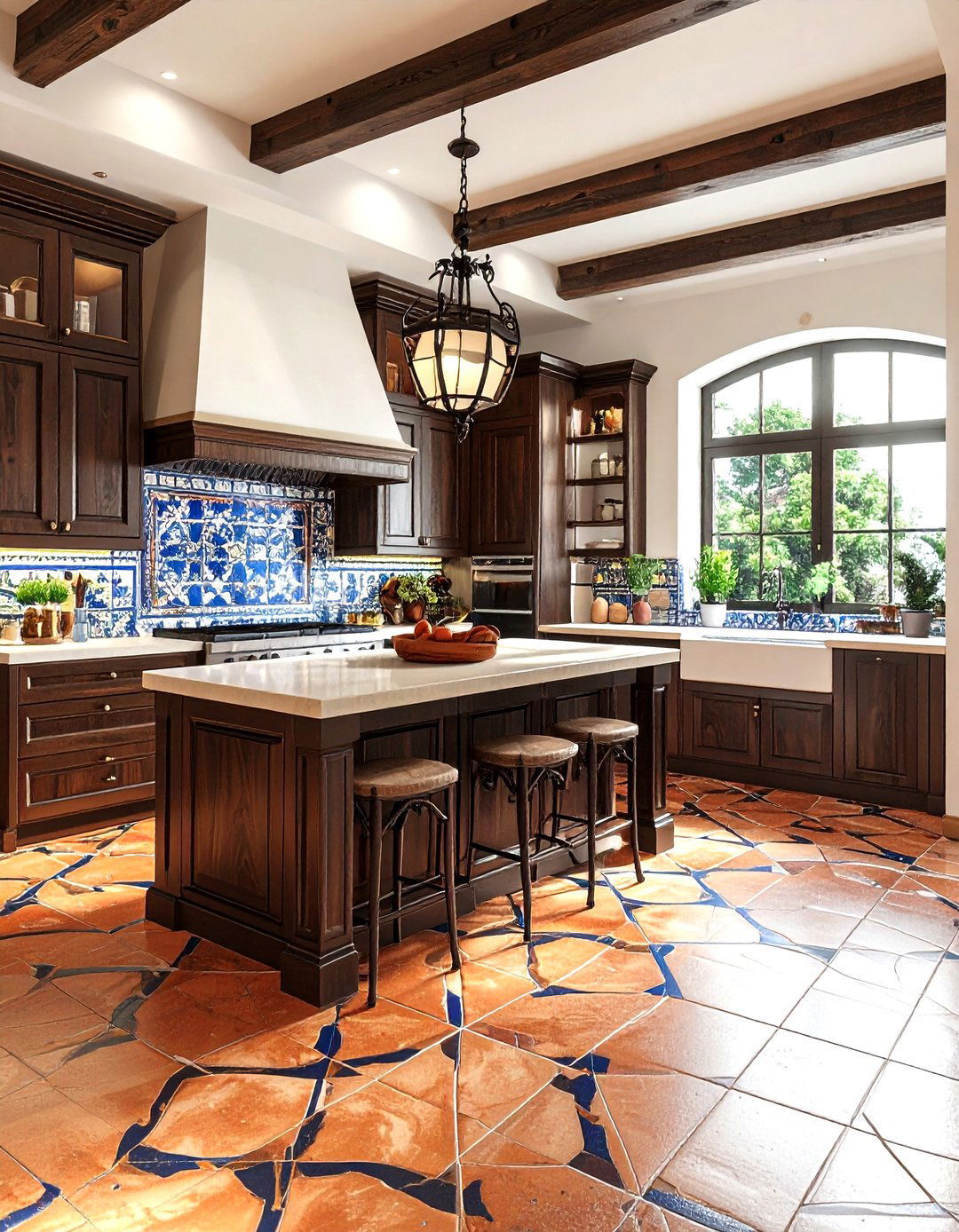 Mediterranean Linoleum Kitchen - 30 linoleum floor kitchen ideas