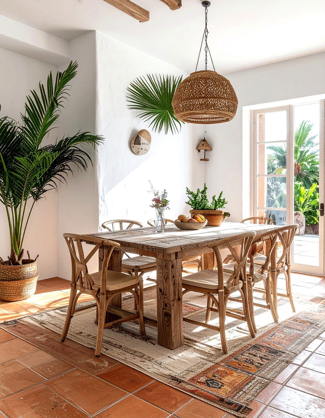 30 Fresh Dining Room Palm Ideas for a Tropical Home Vibe
