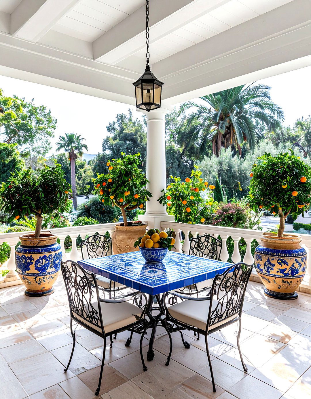 Mediterranean Screened Porch - 30 screened porch dining ideas