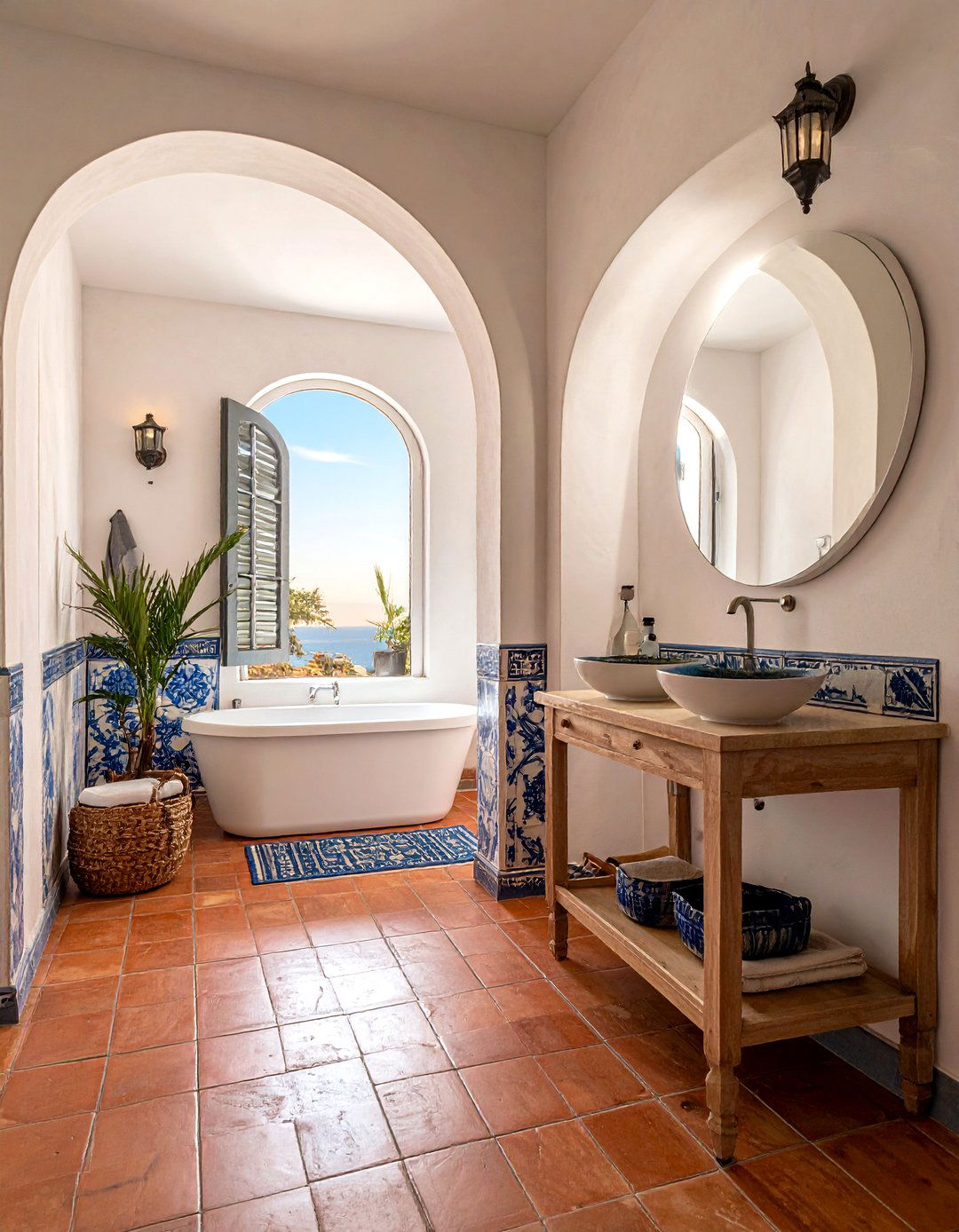 Mediterranean Style Bathroom - 30 chic bathroom ideas