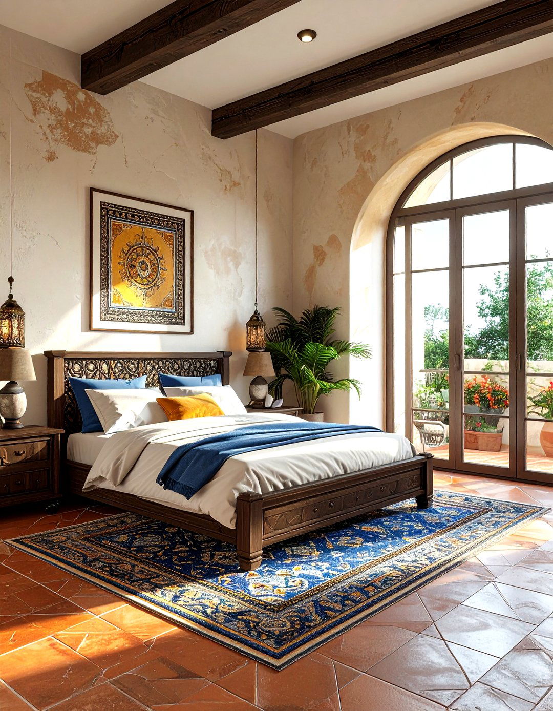 Mediterranean Style Bedroom - 30 bedroom conversation starter ideas