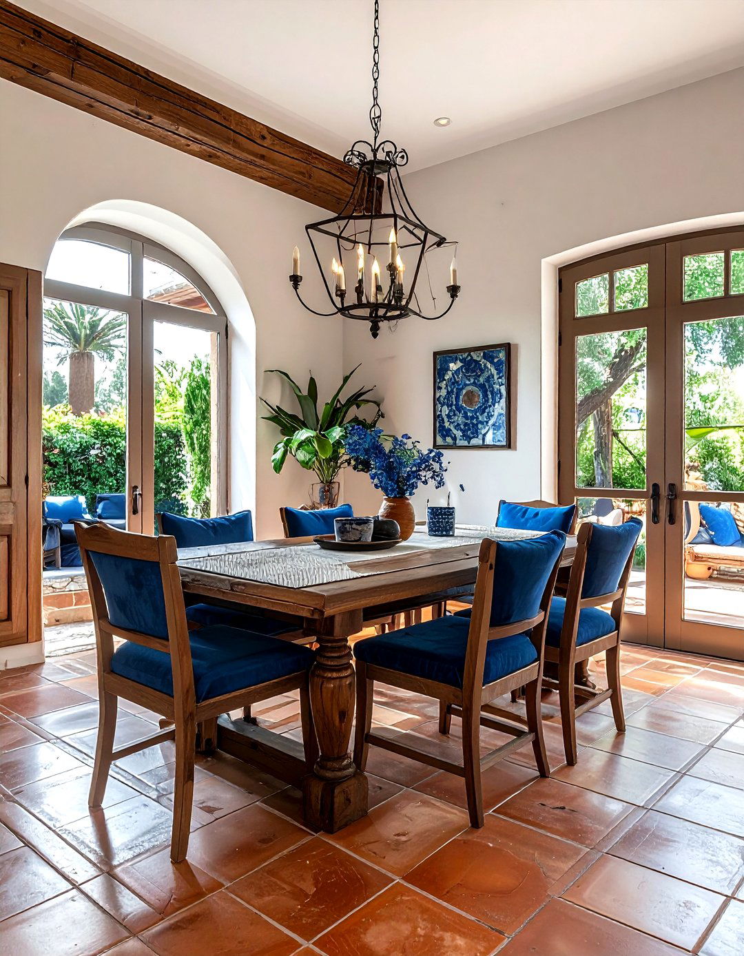 Mediterranean Style Dining Room - 30 show home dining room ideas