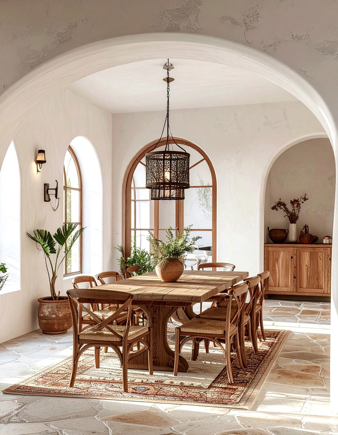 Mediterranean Style Dining Space - 30 Malibu dining room ideas