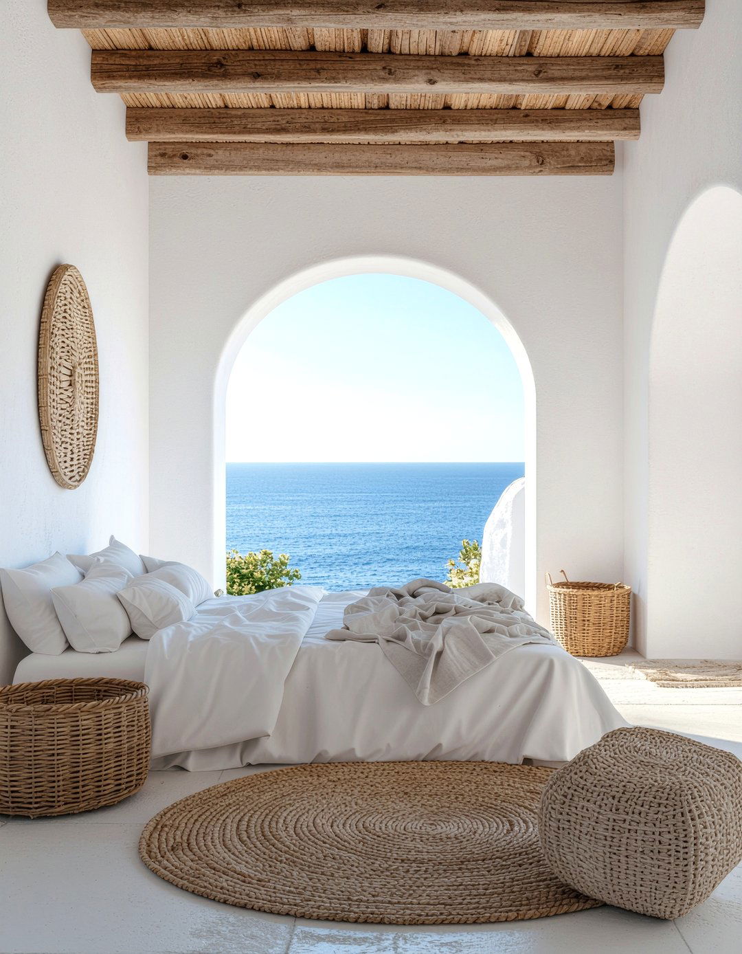 Mediterranean White Bedroom - 30 all white bedroom ideas