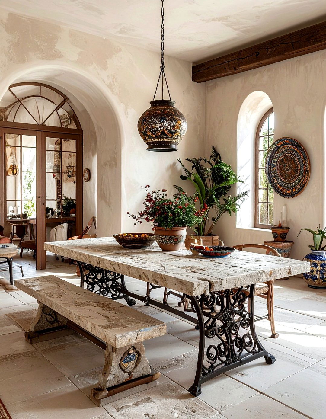 Mediterranean dining room - 30 spacious dining room ideas