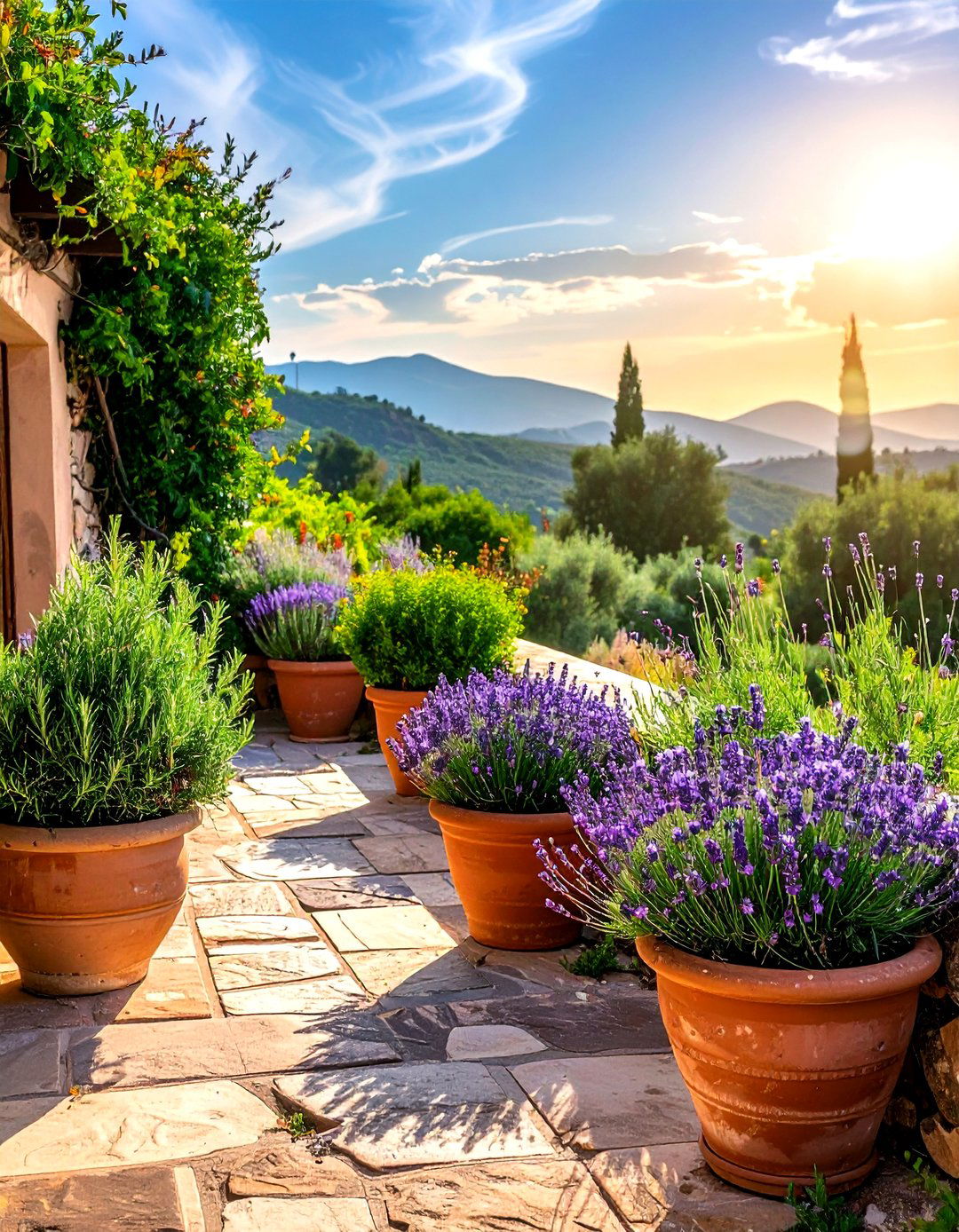Mediterranean herb garden - 30 Mediterranean home decor ideas