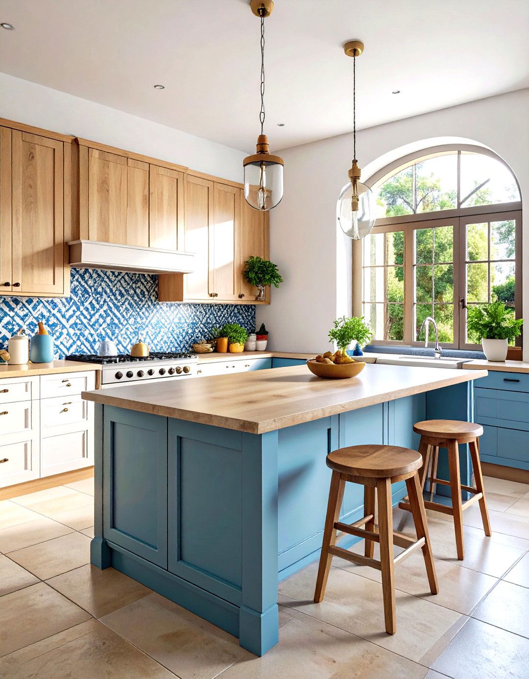 Mediterranean kitchen tile - 30 Spanish tile kitchen backsplash ideas