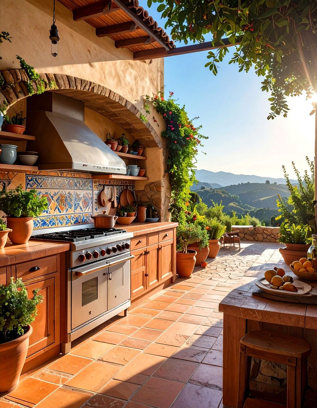 Mediterranean style kitchen - 30 summer kitchen ideas