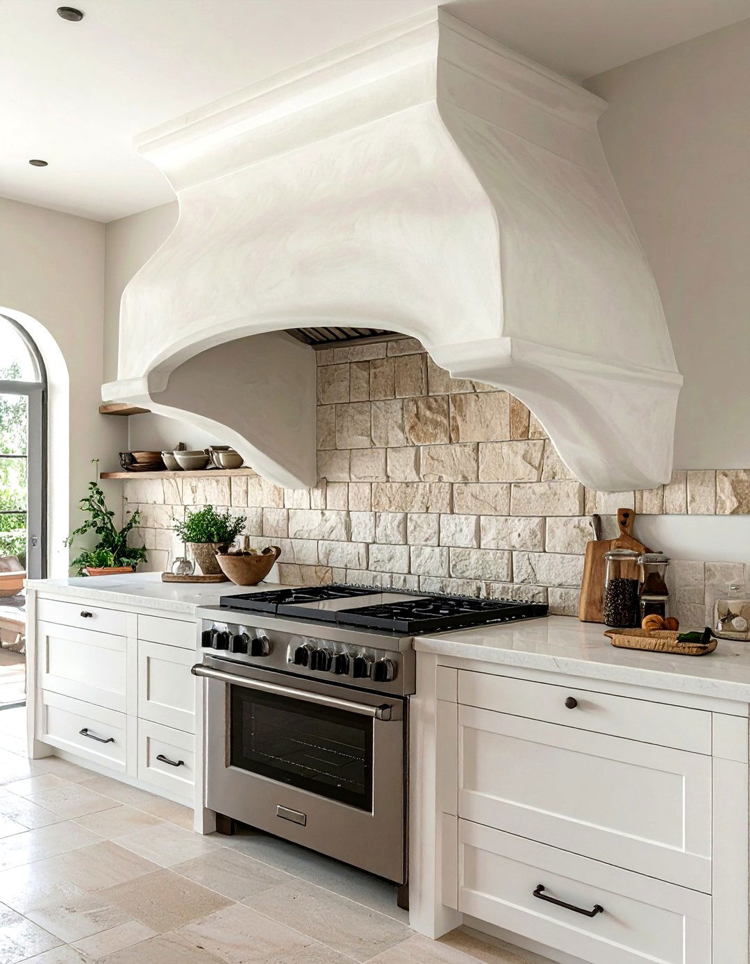 Mediterranean style range hood - 30 Mediterranean kitchen ideas