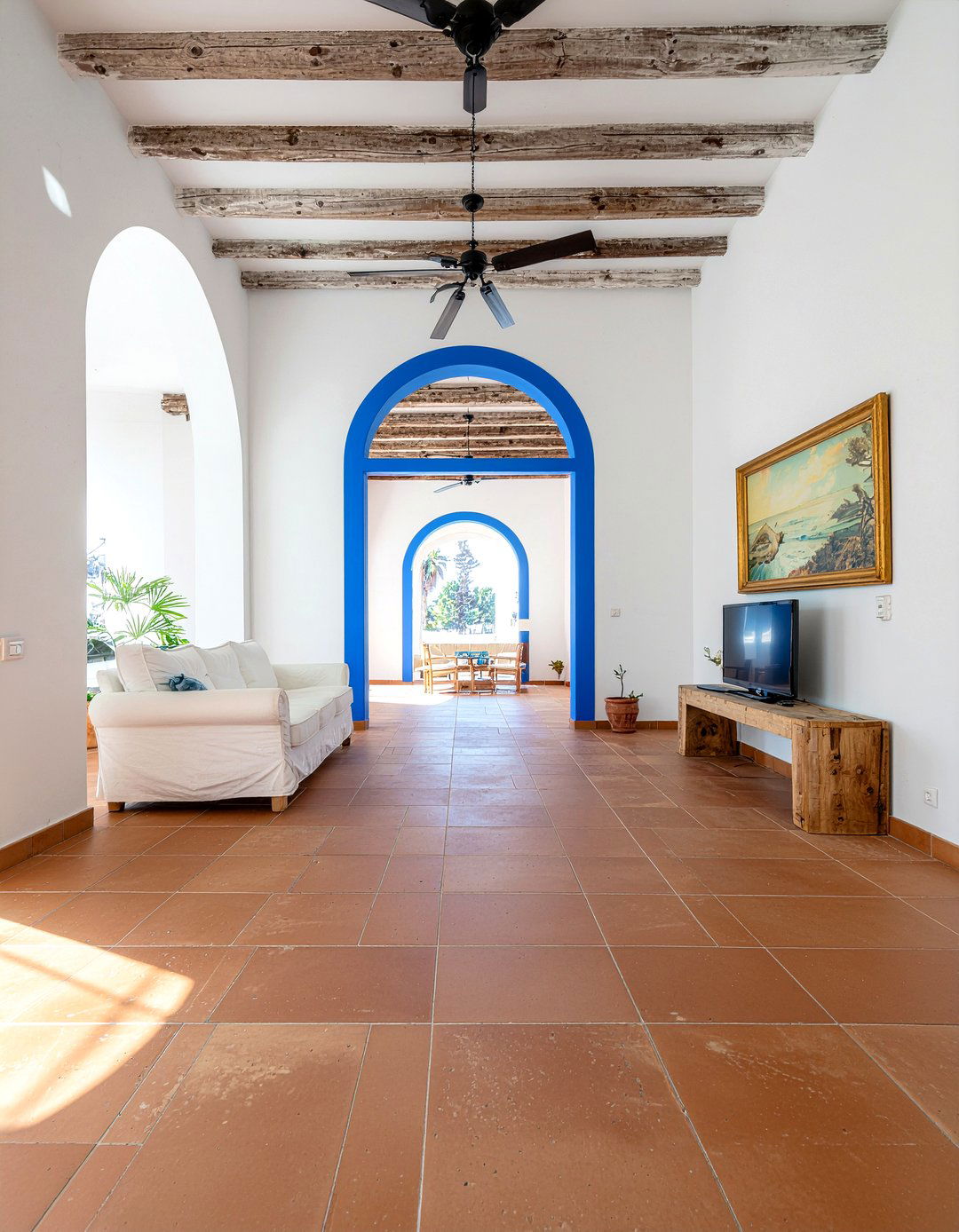 Mediterranean terracotta living room - 30 terracotta living room ideas