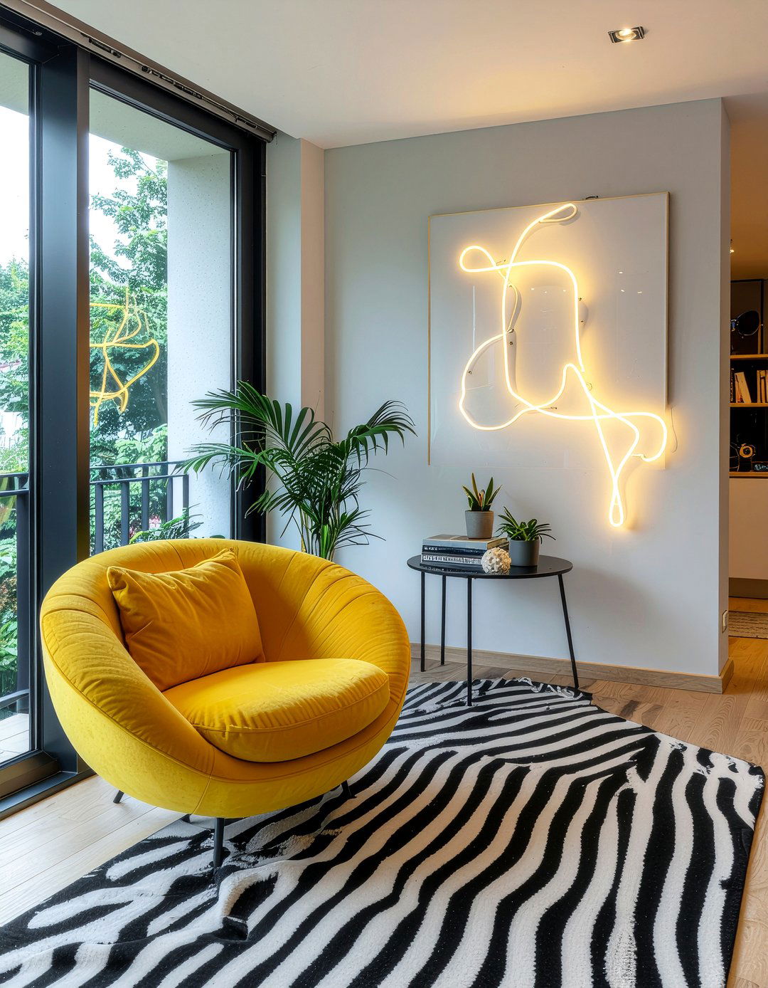 Memphis design style - 30 maximalist living room ideas