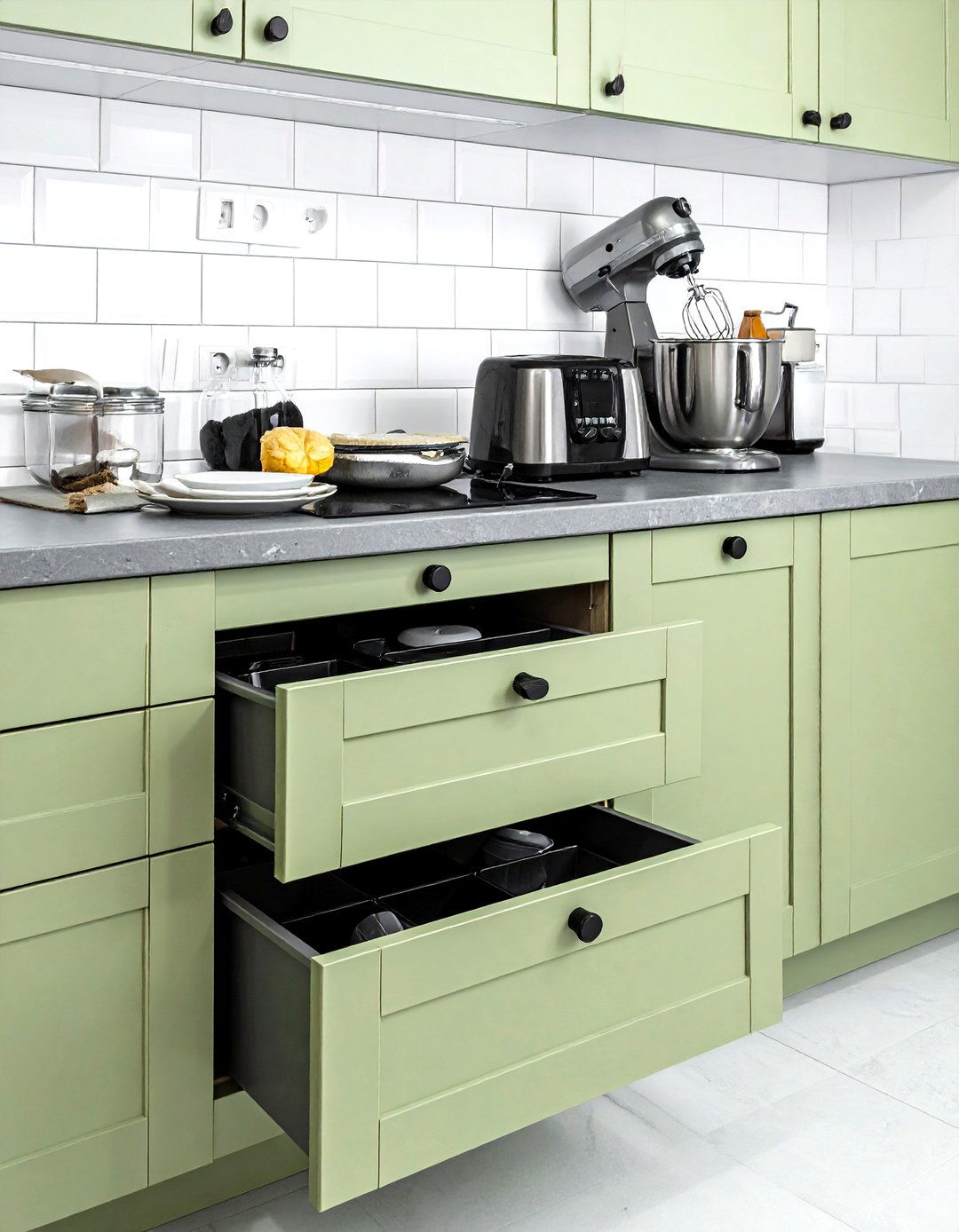 Messy kitchen storage - 30 kitchen catering kitchen ideas