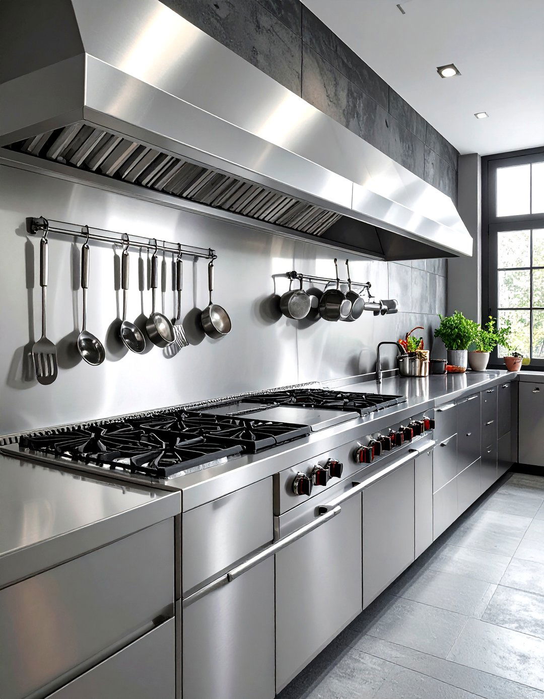 Metal Backsplash Panel - 30 kitchen paneling ideas