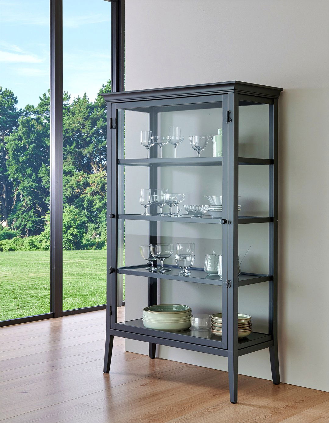 Metal China Cabinet - 30 dining room china cabinet ideas