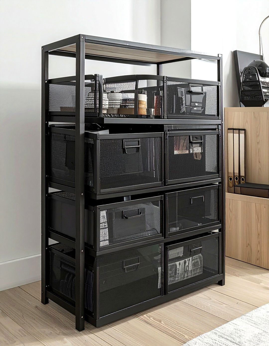 Metal File Sorter Organizer - 30 lid organizer kitchen ideas