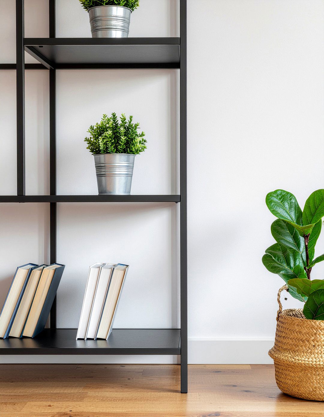 Metal Floating Shelf - 30 metal accent bedroom ideas