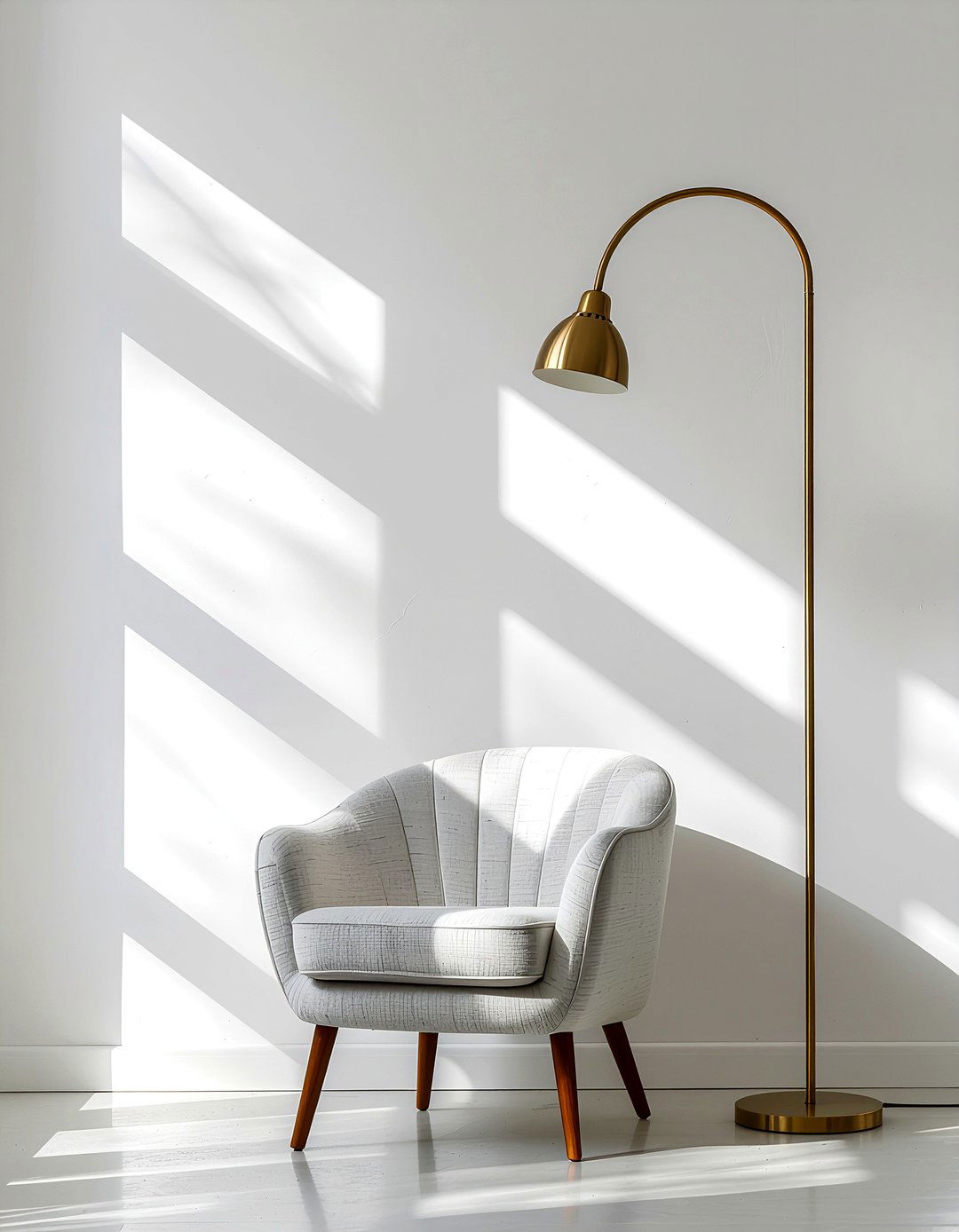 Metal Floor Lamp - 30 effortless decor ideas