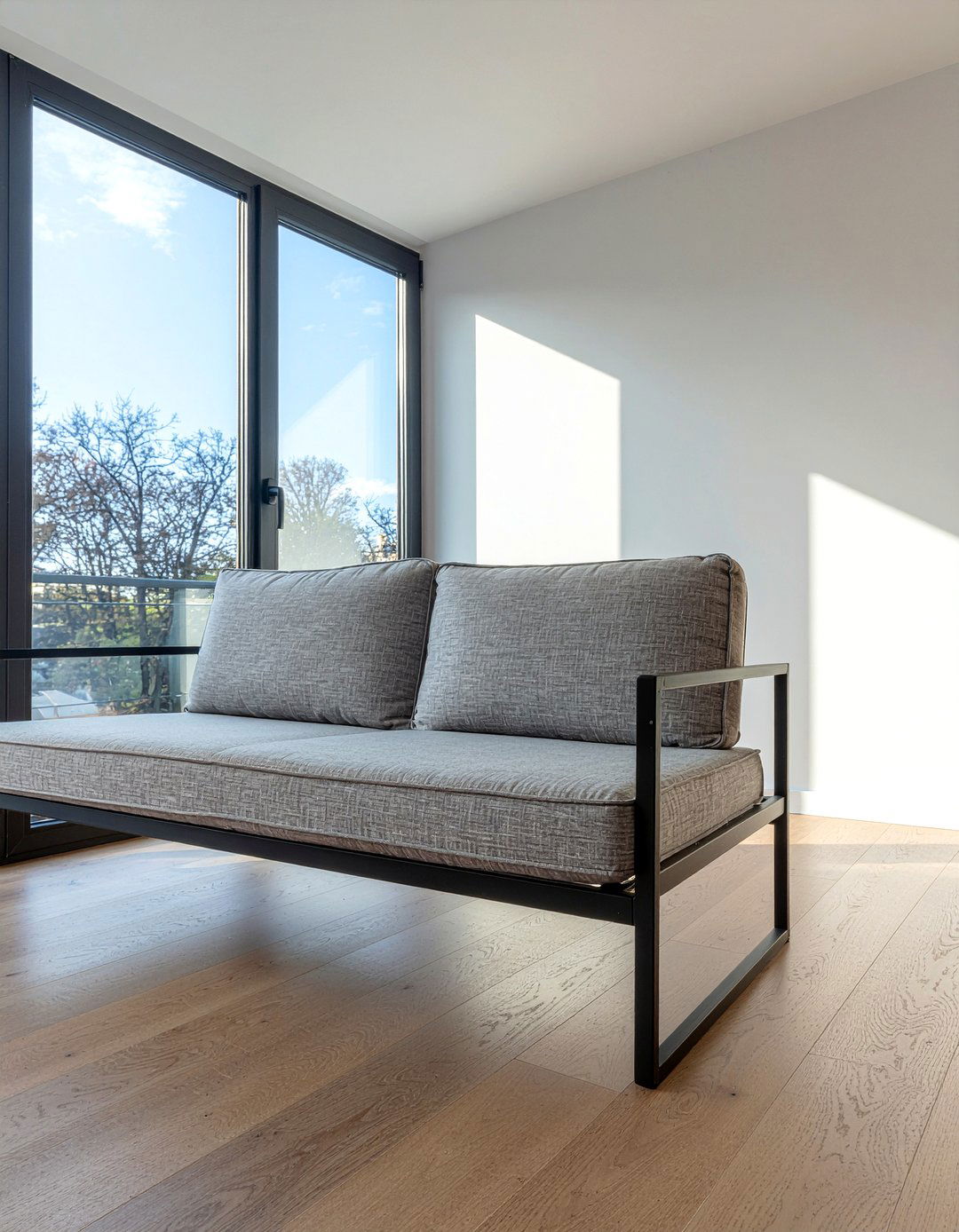 Metal Frame Sofa - 30 living room contemporary furniture ideas