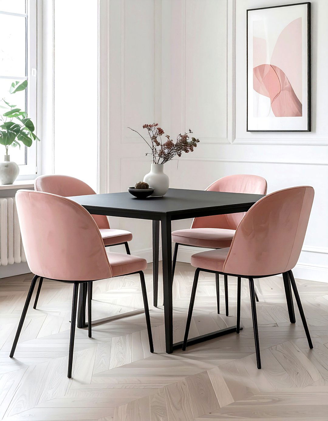 Metal Frame Velvet Dining Chair - 30 velvet dining chair ideas