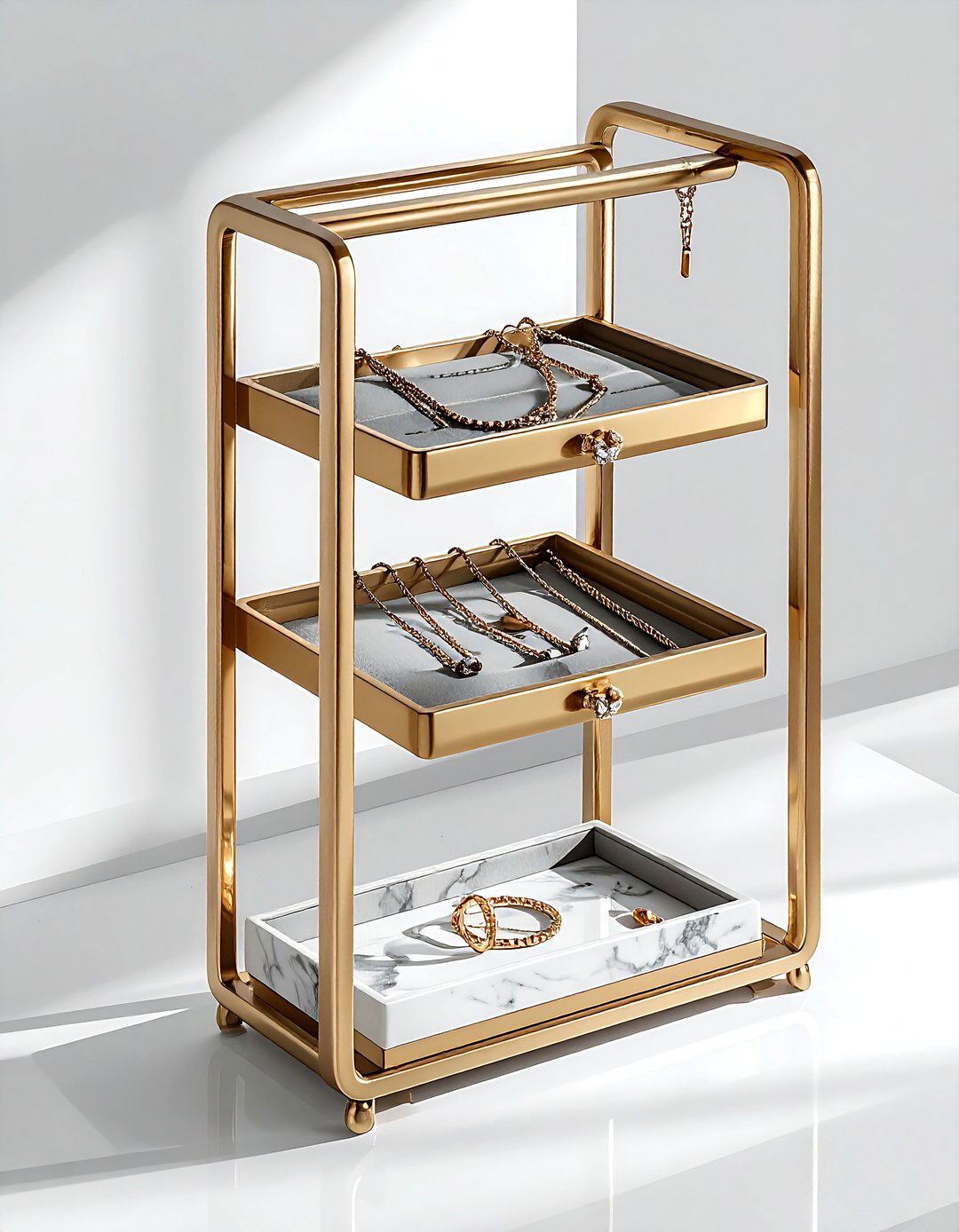 Metal Jewelry Stand - 30 jewelry box ideas