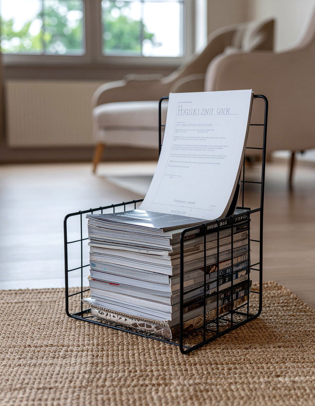 Metal Magazine Rack - 30 living room accessories
