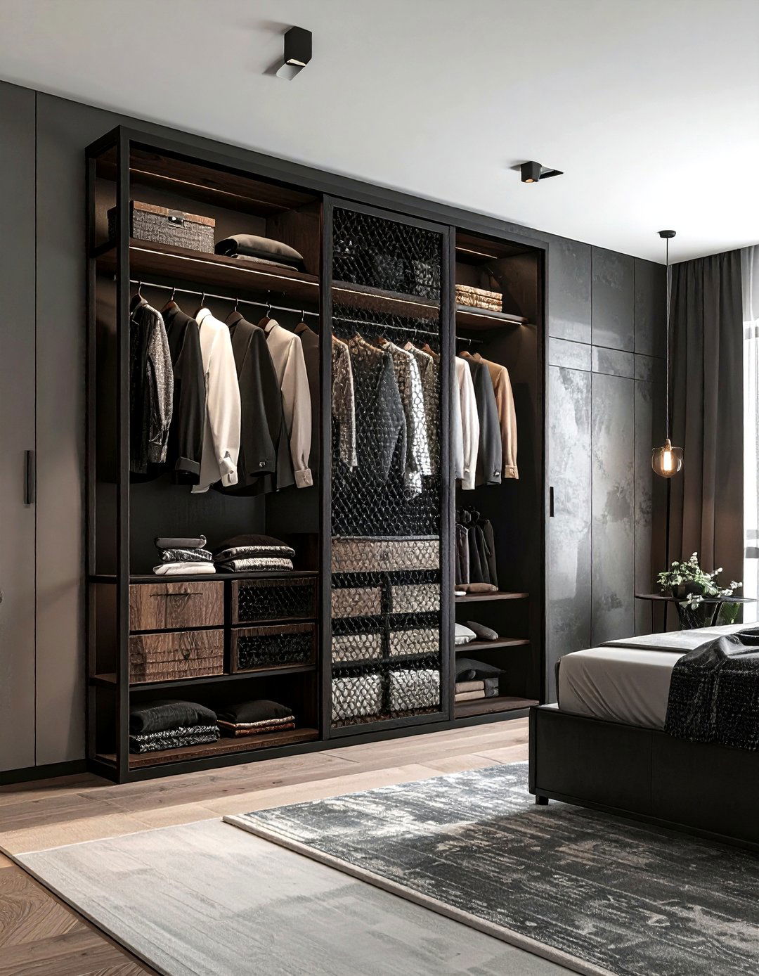 30 Industrial Black Bedroom Ideas for a Modern Edgy Look