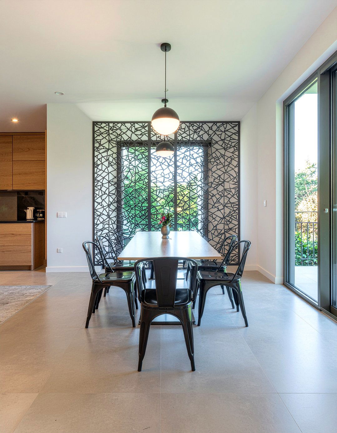 Metal Room Divider - 30 metal dining room ideas