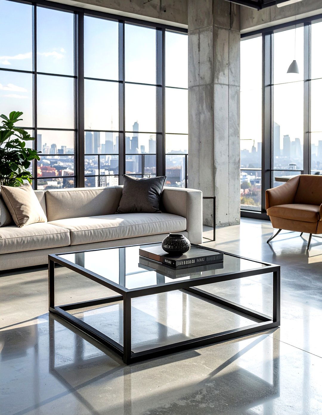 Metal Square Coffee Table - 30 living room square coffee tables