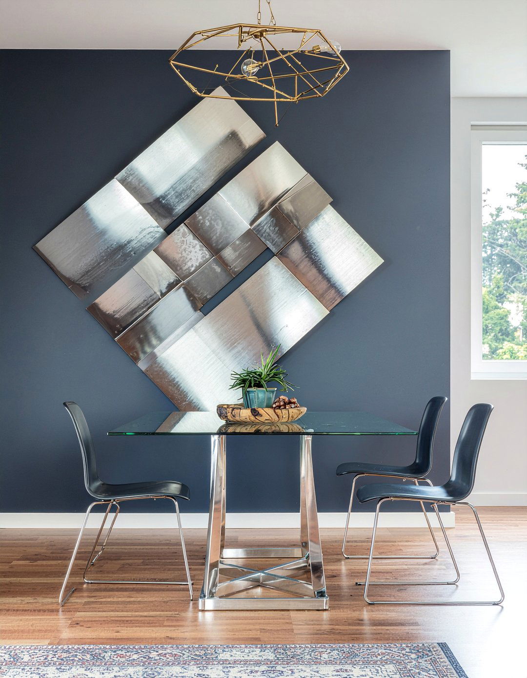Metal Wall Art - 30 metal dining room ideas