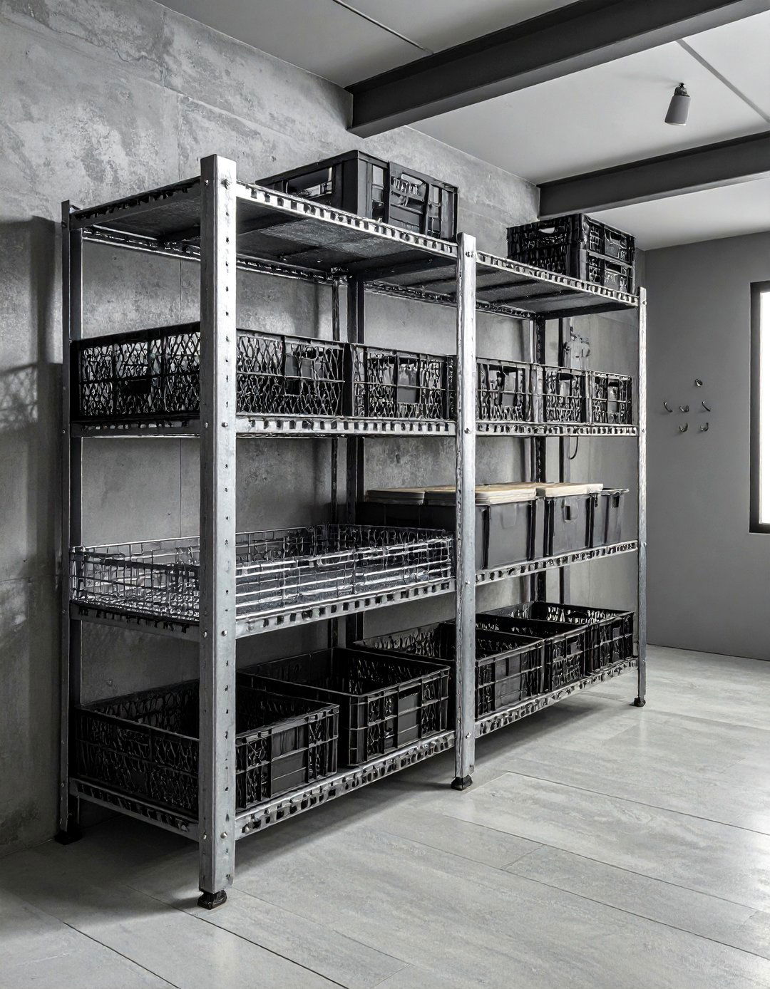 Metal Wire Shelving - 30 dining room corner storage ideas